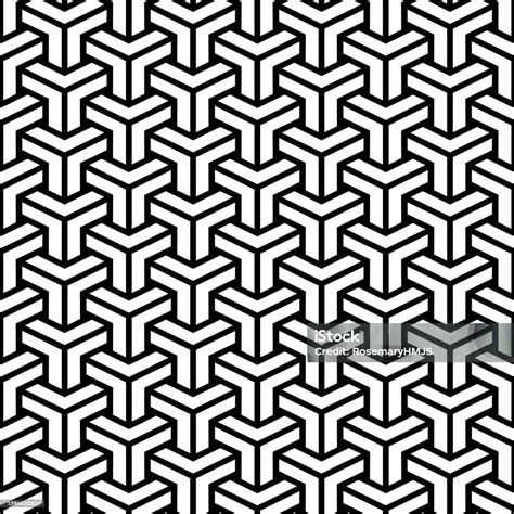 Stacked goyard pattern design stock illustration